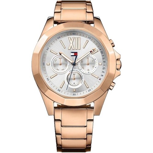 Tommy Hilfiger Rose Gold Tone Bracelet Watch Stainless Steel Crystal Chic (Aria) Tommy Hilfiger TH85 Crystals 1782758 - Ditur main image 3