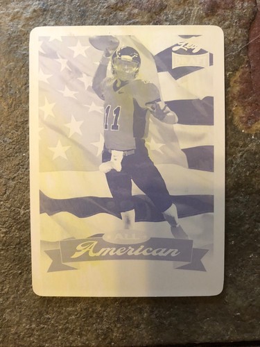 Carson Wentz 2016 Leaf Draft Printing Plates 4 Printing Plates Set 1/1 Rare - Picture 6 of 10