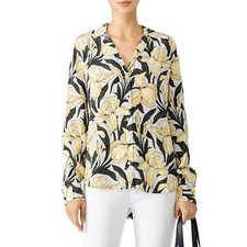 Equipment Adalyn Silk Blouse Buttermilk Multi Floral Size Small NEW NWT