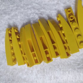J-1 Lego Lot 22 Yellow 6 x 1 Slope & Inverted Slope 42023 42022 7774 4888