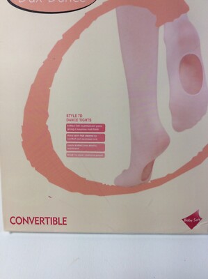 Child Dux Dance Tights Convertible Style 7D New 3* LT Suntan Size