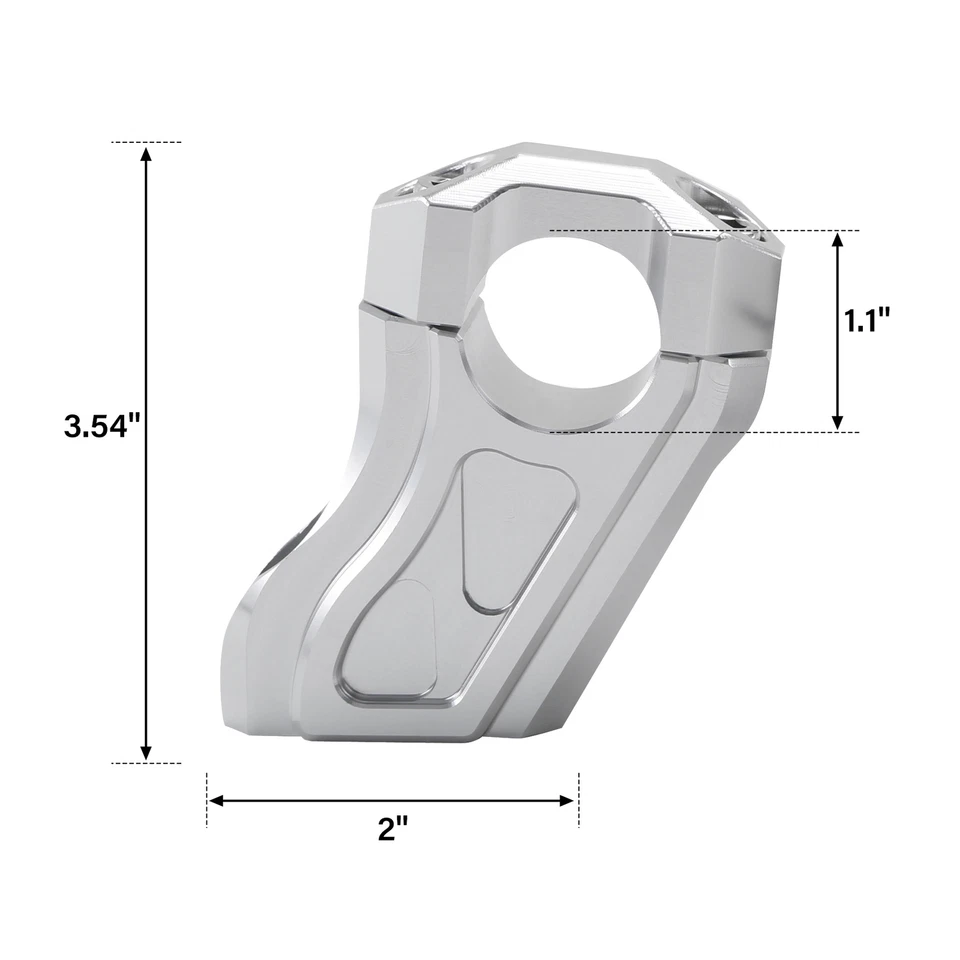 Abrazaderas de montaje elevadoras de manillar aptas para BMW R Nine T 2014-2020 Urban GS 2017-2020 Foto 4 de 4