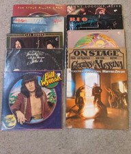Lot Of 10 Classic Rock Vinyl LPs Wyman Zevon Loggins Dudek REO Speedwagon
