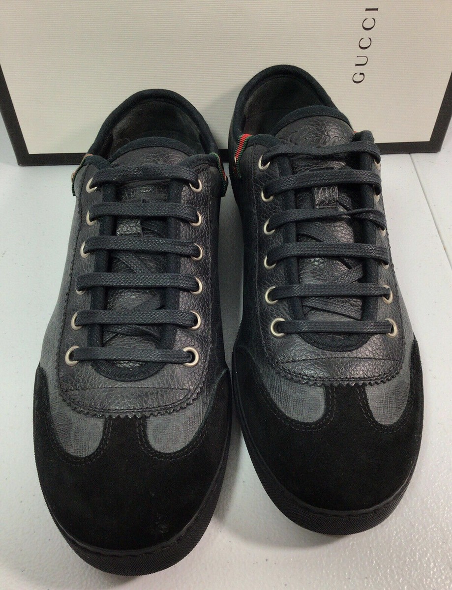 Gucci GG Guccissima Monogram Black Sneakers Unisex-Women display picture 1