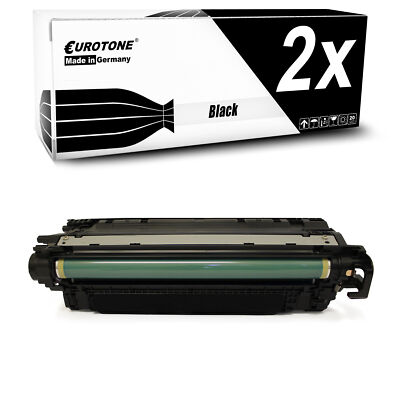 2x Eurotone Toner BLACK f�r HP Color LaserJet Professional CP-5225-DN CP-5225-XH