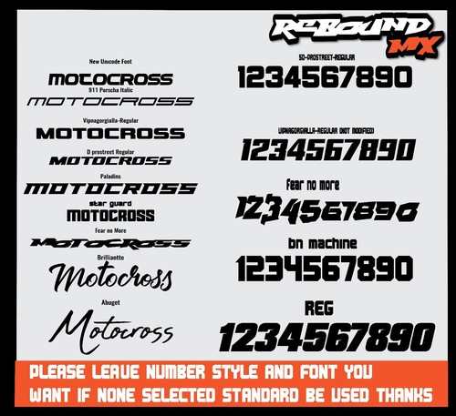 Rebound mx graphics kit to fit TM all years and cc - Picture 3 of 5