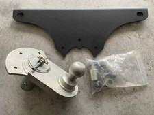 GEN-Y GH-21008 GoosePuck 5" Offset Gooseneck Ball 25k Towing for Chevy Long Bed