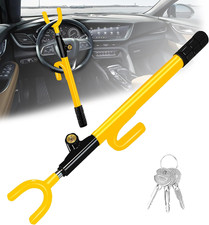 Heavy Duty Steering Wheel Lock - Adjustable Anti-Theft Device for Vehicles