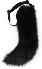 Faux Fur Furry Animal Cat Fox Tail for Halloween Party Cosplay Costume
