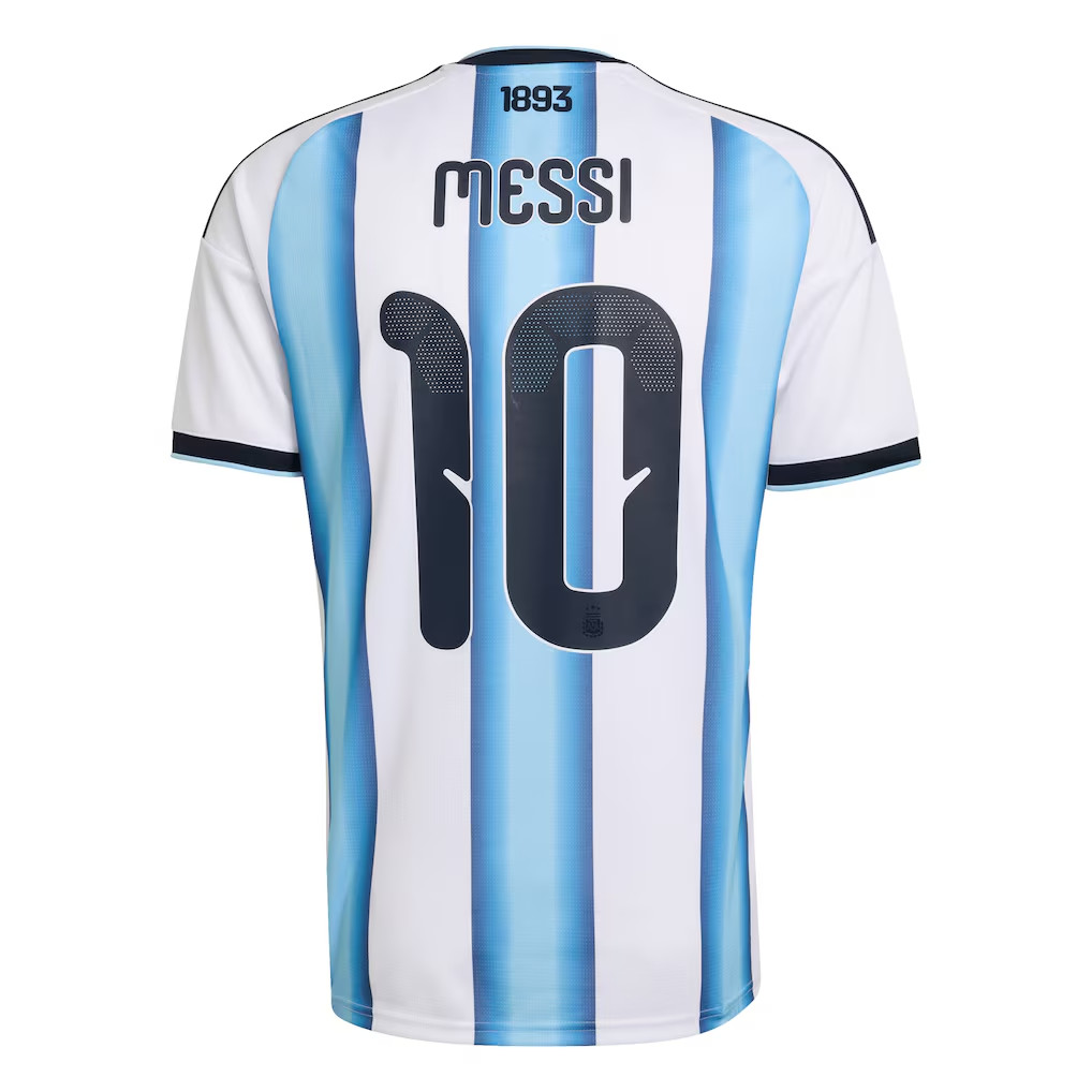 Lionel Messi FIFA 2026 World Cup Argentina Home Jersey Shirt Addias thumbnail 3