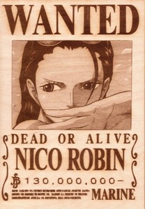 Nico Robin Wanted Poster | eBay