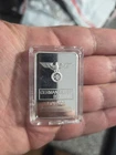 German Silver Iron Eagle Design Bar In Case With A Low Reserve