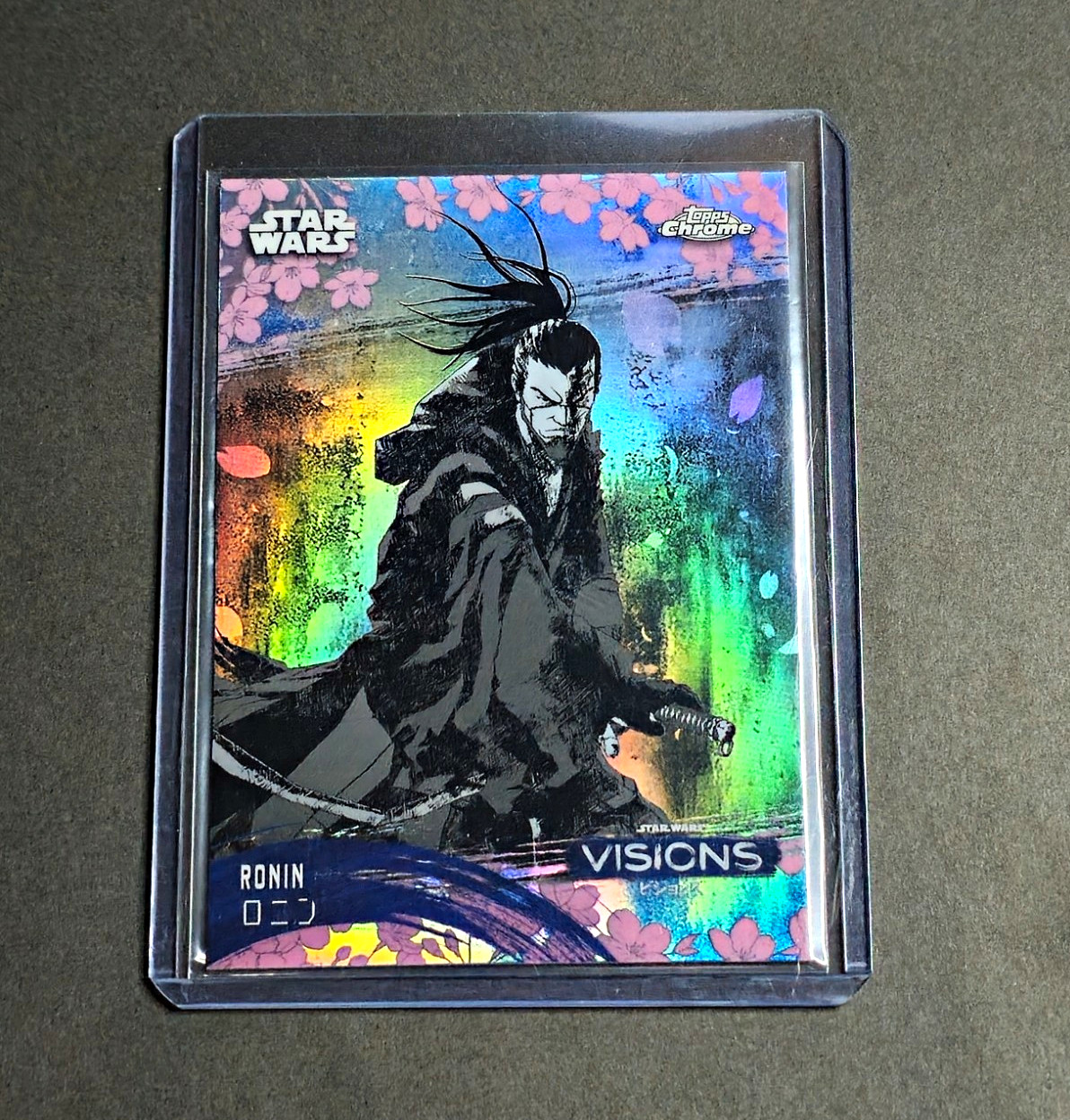 2026 Topps Chrome Star Wars Visions Ronin V3-RON Insert
