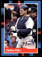 Carlton Fisk 1988 Donruss #260 White Sox MLB READ FREE SHIPPING AutographDen