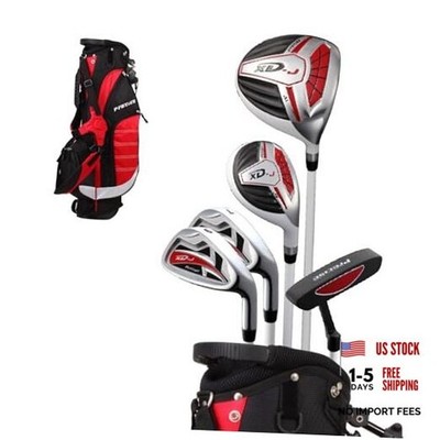 XD-J Kids Golf Clubs Set   Boys  & Girls  Junior Golf Right Hand Red Ages 6-8