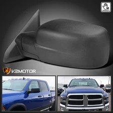 Left/Driver Side Fits 2009-2019 Dodge Ram 1500 Classic Manual Fold View Mirror