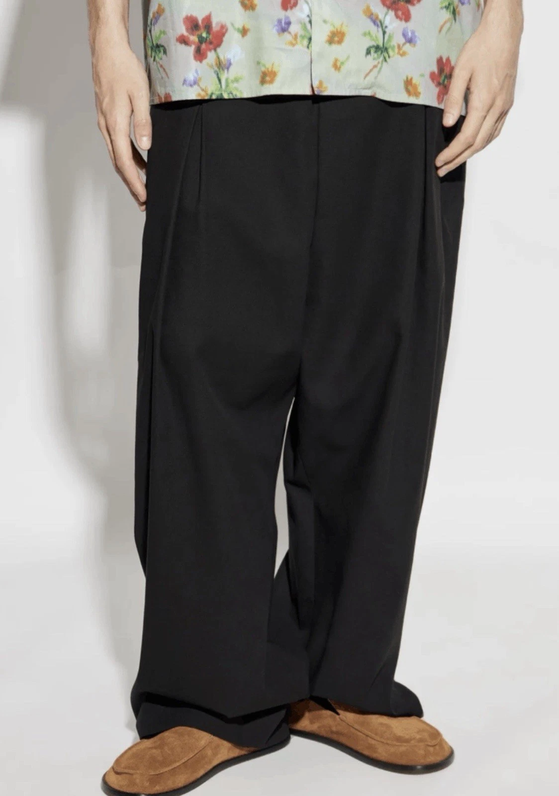 Loewe — Loewe Men’s Low Crotch Trousers FW25          Size 50 (34 waist) Never Washed
