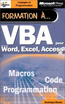 Formation à VBA pour Microsoft Word, Excel, Access von M... | Buch | Zustand gut