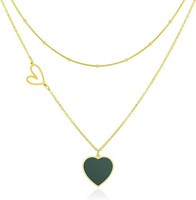 Edelstahl Kette Herz Halskette Damen Mit AnhäNger Schmuck Geschenk
