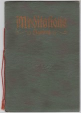 Heft: Meditations, Beulach G. Squires & Maud Henrichs, 1938,     Sunshine Press
