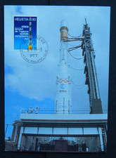 Schweiz 1979: PTT-Bildpostkarte "SPACE  SHUTTLE /SPACE LAB ESA - ARIANE",