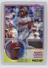 2018 Topps Silver Pack 1983 Design Chrome Update Series Barry Larkin HOF 14ll