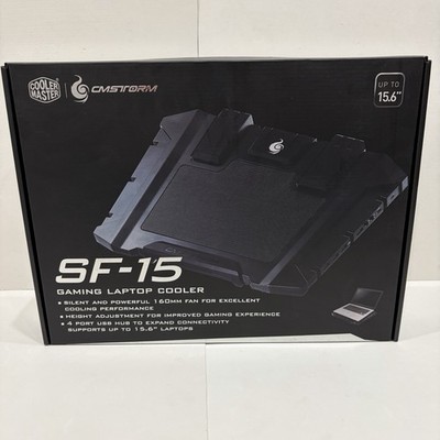 NEW IN BOX SEALED -Cooler Master Storm SF-15 gaming laptop cooler up to 15.6''
