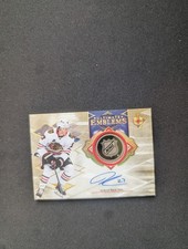 2023-24 Upper Deck Ultimate Collection Lukas Reichel Emblems Gold Auto /49