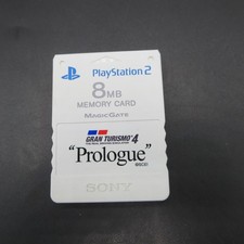 PlayStation 2 Memory Card 8MB Gran Turismo 4 Prologue White SCPH 10020 OEM Japan