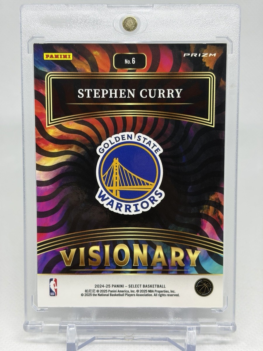 STEPHEN CURRY 2024-25 Panini Select VISIONARY #6 NBA Warriors CASE