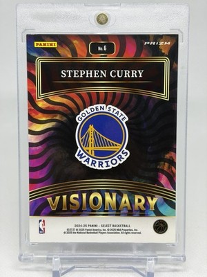 STEPHEN CURRY 2024-25 Panini Select VISIONARY #6 NBA Warriors CASE
