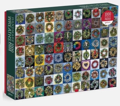 NEU BOX Galison HANDGEMACHTE KRÄNZE 1000-teiliges PUZZLE