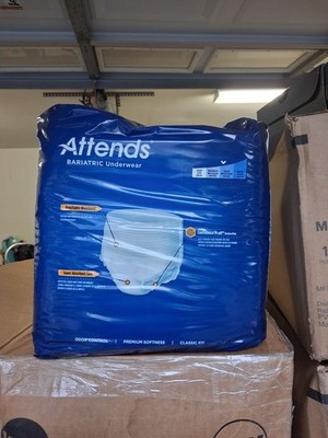 Attends Bariatric Incontinence Pants Heavy Absorbency Odor Control