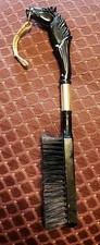 VINTAGE HORSE HEAD SHOE BRUSH MADE IN JAPAN 7 3/4"