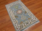 Turkish Oushak Rug,Modern Multicolored Area Rug,Handmade Bohemian Rug 2x3 Ft — photo 6