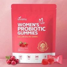 VivoNu Vaginal Women Probiotic Feminine Balance pH Gummies for Healthy Odor Y...