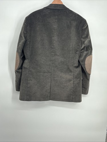 Ralph Lauren Chaps Blazer Corduroy Sport Coat Mens 40R Brown Elbow Patches - Picture 6 of 8
