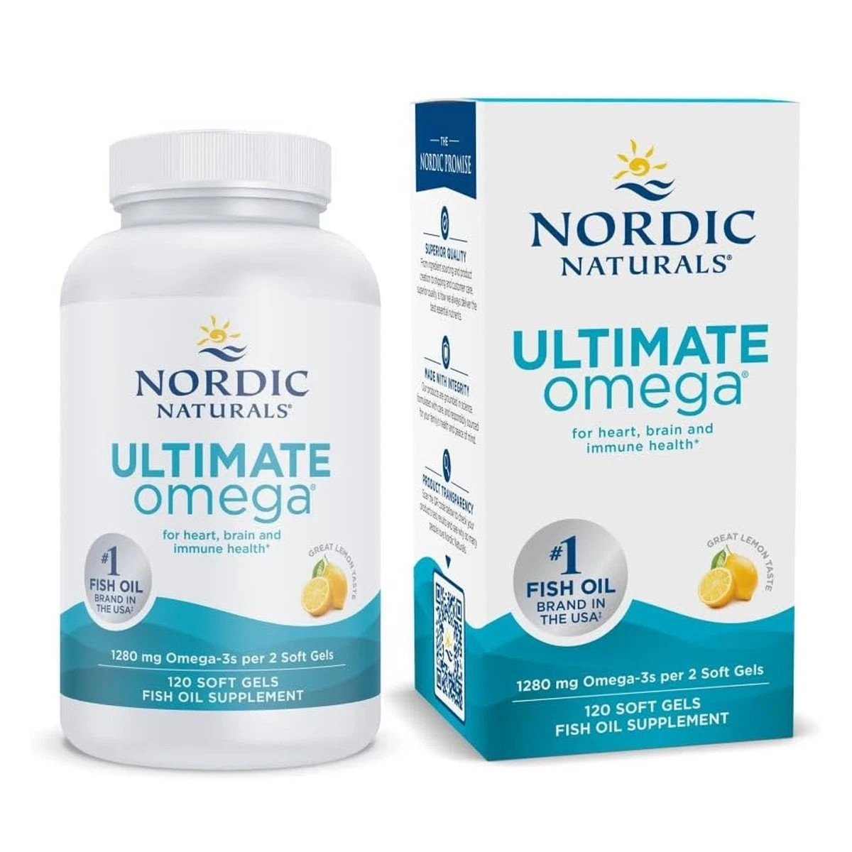 - 1280 Mg Omega-3 - 120 Soft Gels