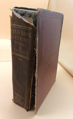Denmark Norway Sweden  Iceland Hand Book  Guide with Maps HB 1858 3rd Ed Murray