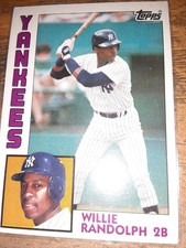 1984 Topps - Willie Randolph #360