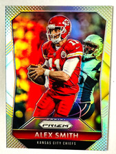 2015 Panini Prizm Alex Smith SILVER Prizm Card #194 Chiefs Legend!