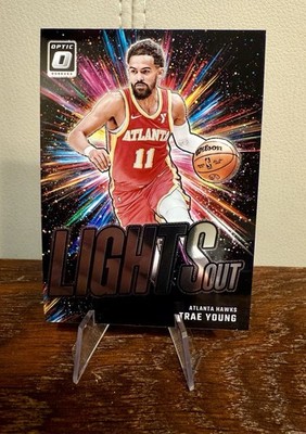 Panini Donruss Optic 24-25 Trae Young Hawks Lights Out #2 - NEW