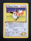 Lt. Surge's Eevee 51/132 Gym Challenge Pokemon NM 1st Edition