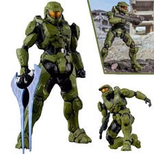 Halo Master Chief John Grün Actionfigur Ausstellungsmodell Spielzeug Geschenk
