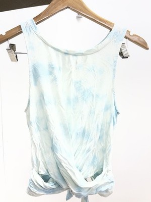Victorias Secret Heavenly Tie Dye  Tie Back Athleisure Tank Medium Soft Cropped