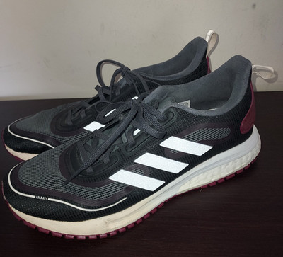 Adidas Women's Sneakers 10.5M Running  Supernova Cold.Rdy Lace Up Casual Black