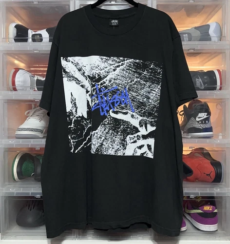T shirt graphique NEUF Stussy Creation XL teint pigment patineur suprême neuf avec étiquettes