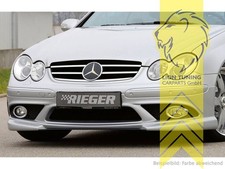 Rieger Frontspoiler Spoilerlippe Spoiler für Mercedes CLK W209 Coupe Cabrio Rieger Frontspoiler Spoilerlippe Spoiler für Mercedes CLK W209 Coupe Cabrio