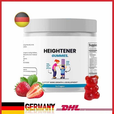 Heightener Gummies - Natural Height Growth Supplement for Kids, Teens and Adu
