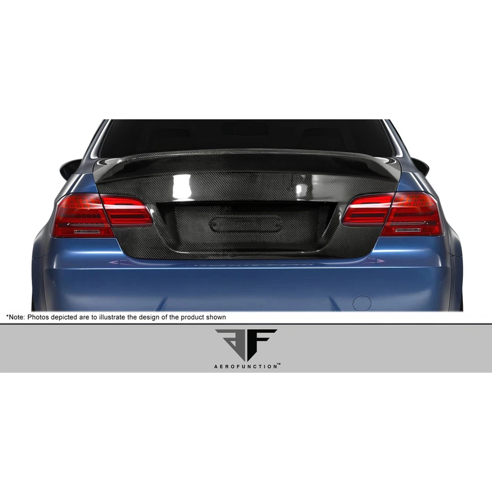 Aero Function E92 2dr Carbon AF-1 Trunk Lid ( CFP ) for 3-Series BMW 07-13 ed_1 Foto 2 de 4